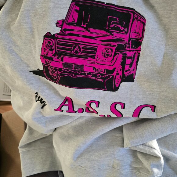 ASSC Anti Social Social Club Berlin Hoodie Heather Grey - Picture 3 of 3